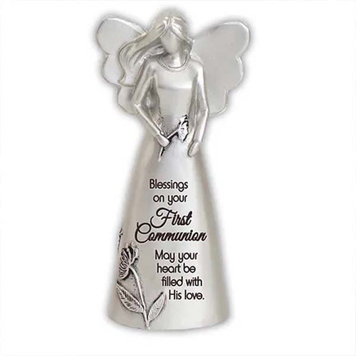 First Communion Blessing Angel Figurine AF111 ShamrockGift.com