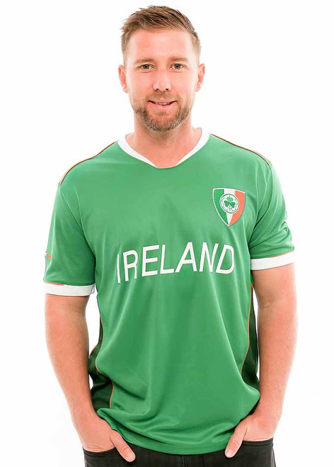 Malham USA Ireland Breathable Soccer Jersey Green AFSIN ShamrockGift.com
