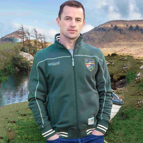 AI-6024BTL Ireland Zipper Jacket ShamrockGift.com