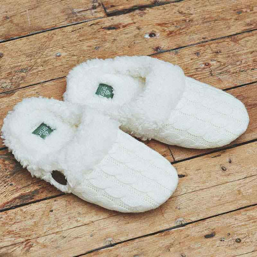 Aran-Woollen-Mills-Adult-Knitted-Slip-On-Slipper-Natural-R688502-ShamrockGift.com