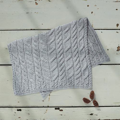 B226 Supersoft Merino Baby Irish Blanket Shamrockgift.com