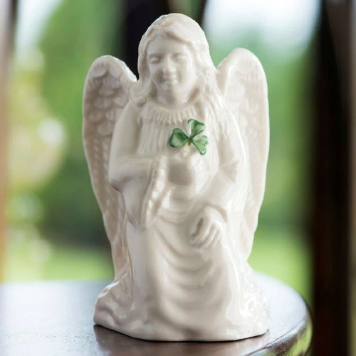 B4249 Belleek Handmade Angel of Protection ShamrockGift.com
