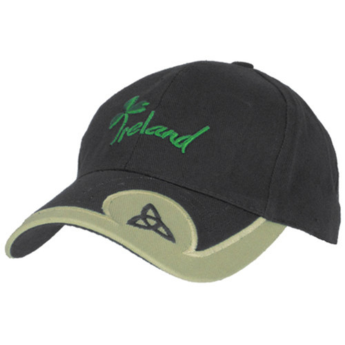 BBCPIE-BLACK-OS  Trinity Knot Ireland Baseball Cap Shop online on ShamrockGift.com
