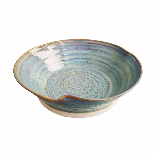 CAP-0260 Handmade Pottery Oilean Salad Bowl ShamrockGift.com