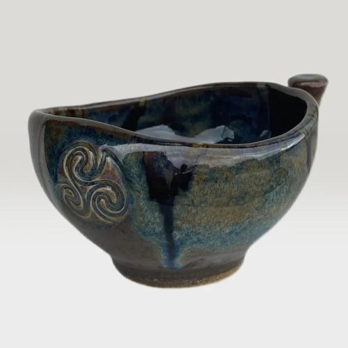 CDR-D10 Hand Thrown Irish Pottery Soup Bowl ShamrockGift.com