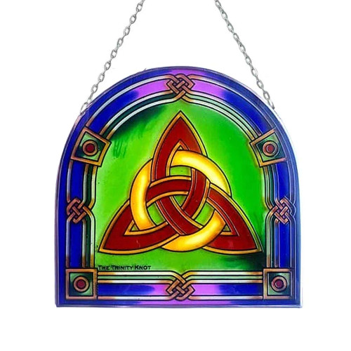 CL-0072-56 Trinity  Knot Suncatcher 
 ShamrockGift.Com