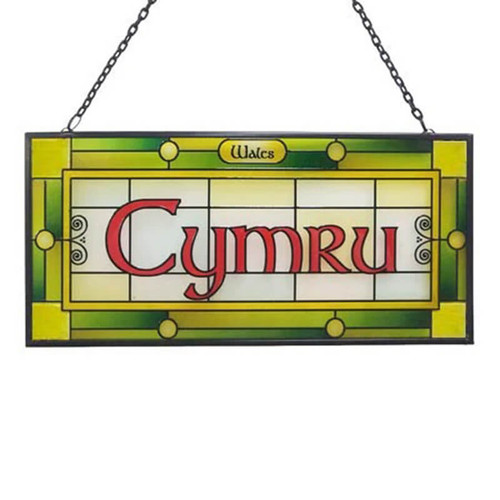CL-0083-469 Cymru Welsh Suncatcher ShamrockGift.com