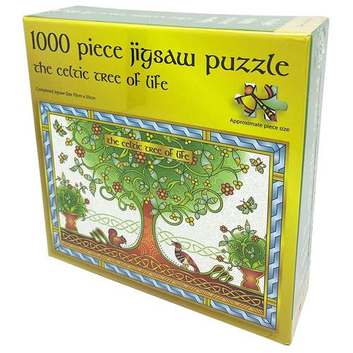 CL-101-454 Tree of Life Jigsaw Irish Puzzle ShamrockGift.com
