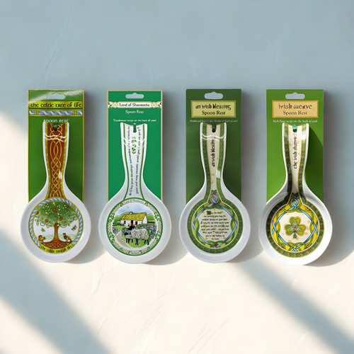 CL-73-10-P Irish Spoon Rest ShamrockGift.com