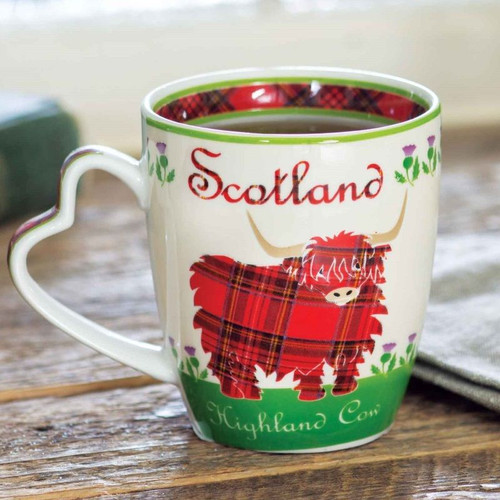 CL-88-2 Scottish Highland Cow Mug Lifestyle ShamrockGift.com