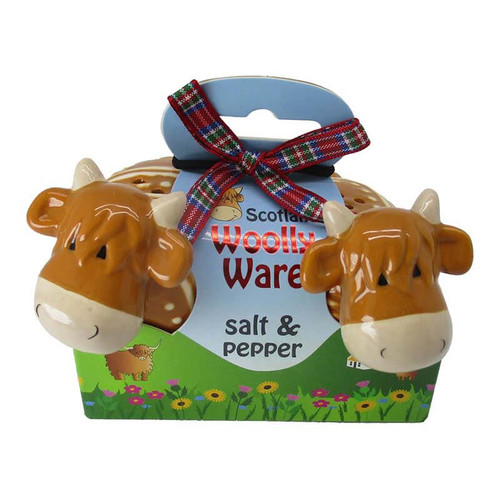 CL-97-64 Highland Cow Salt & Pepper Shakers ShamrockGift.com