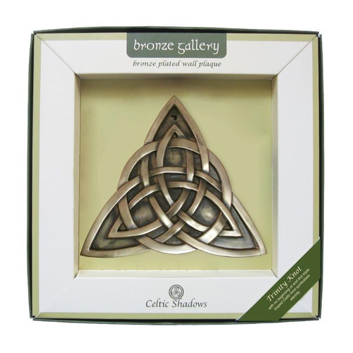 Royal Tara Trinity Knot Bronze Wall Plaque CS-0084-18 Shamrockgift.com