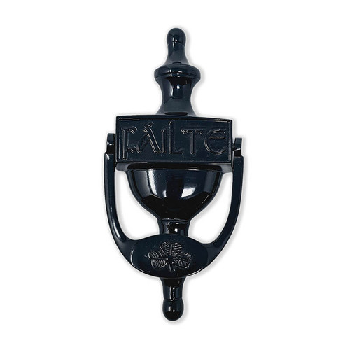 EDK100-BB Failte Door Knocker Installation Instruction on the back ShamrockGift.com