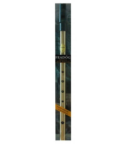 Feadog Brass Whistle in the Key of "C" FW20A ShamrockGift.com