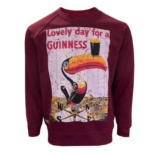G5233 Lovely Day For A Guinness Men's Sweatshirt ShamrockGift.com