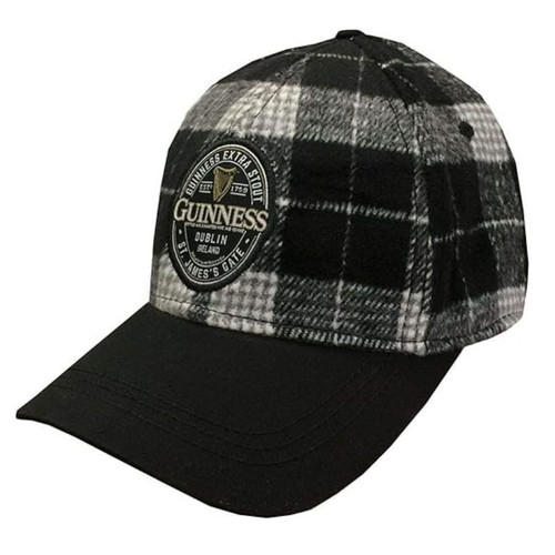 G6222-OS Men's Tweed Woven Patch Baseball Cap Front ShamrockGift.com