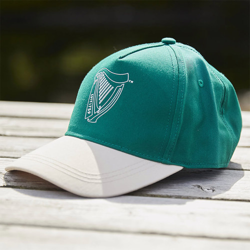 G6274-OS Guinness Green Harp Baseball Hat Lifestyle ShamrockGift.com
