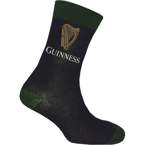 G9309-OS Guinness Harp Black Men's Socks ShamrockGift.com