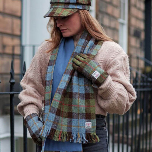 GA-LB6500-COL015bScottish Design Harris Tweed Fringed Macleod SHAMROCKGIFT.Com