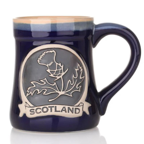 Scotland Thistle Stoneware Cofeee Mug GA-PT1009 ShamrockGift.com