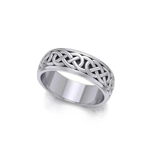 GS-SetRing4 Celtic Knot Spinner Men's Ring Shamrockgift.com