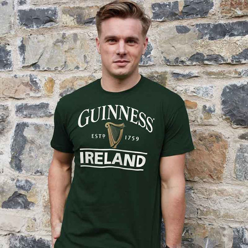 Guinness Ireland Harp T-Shirt GH1171 ShamrockGift.com