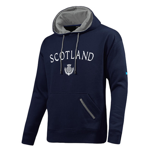 Malham USA Lightweight Navy Premium Hoody HSSCN-NAVY Front View ShamrockGift.com