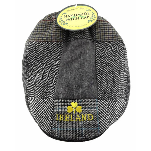 JCW-39106 Shamrock Irish  Patchwork Flat Cap ShamrockGift.com