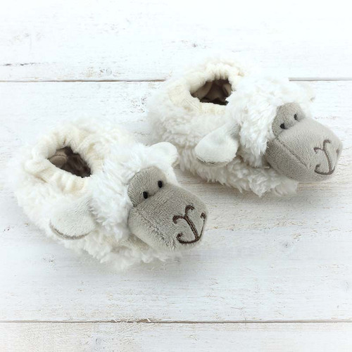 JL-MRT21963S Irish Sheep Baby Slippers Shamrockgift.com