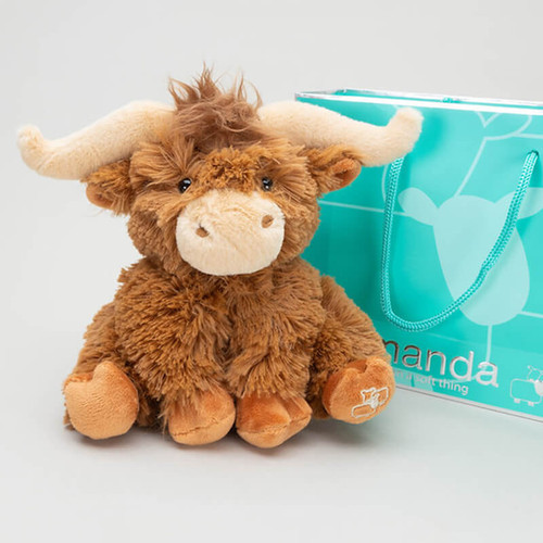 JL-MRT71026-18CM Small Longhorn Highland Cow ShamrockGift.com