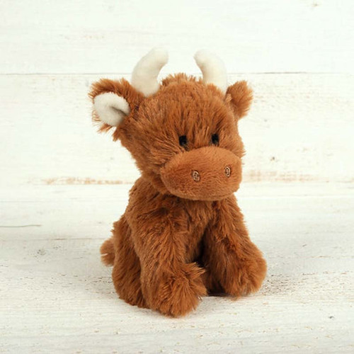 JL-MRT80254-4  Mini Highland Cow Kids Plush Toy  ShamrockGift.com