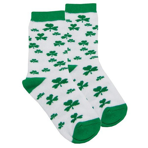 Traditional Craft Kids Shamrock Socks T7022 ShamrockGift.com