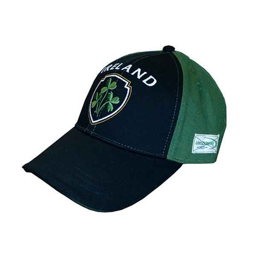 Ireland Shamrock Baseball Cap Perspective View ShamrockGift.com