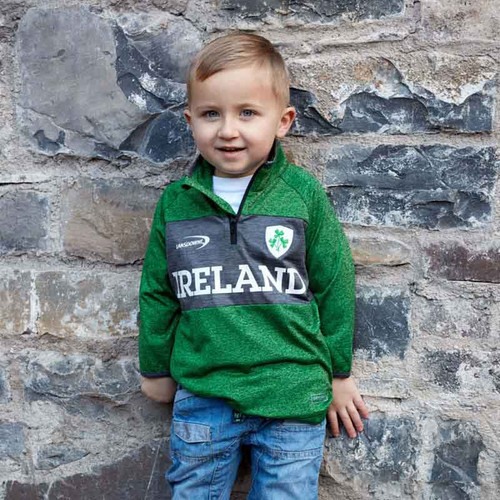 R7184 Green Ireland Sport Kids Shirt Lifestye Shamrockgift.com