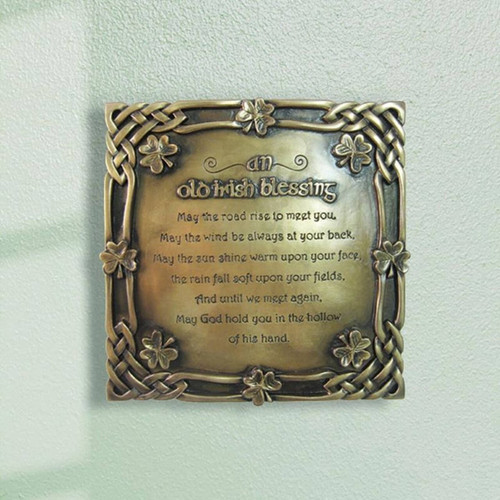 Royal Tara Old Irish Blessing Plaque In a Box CS-0084-10 ShamrockGift.com