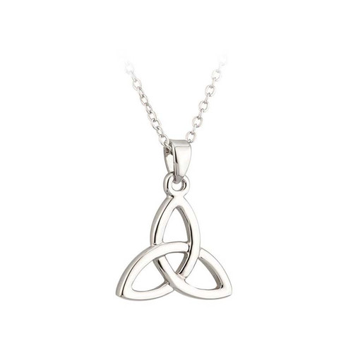 Celtic Trinity Knot Shaped Pendant on a Chain ShamrockGift.com