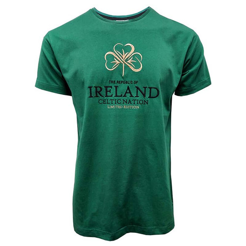 Green Shamrock Ireland T Shirt T1347  ShamrockGift.com