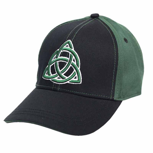 Traditional Craft Black Celtic Twist 3D Baseball Cap T6139-OS Shamrockgift.com