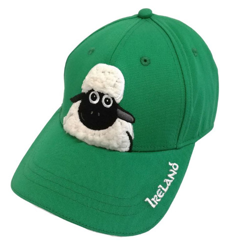 T7545-OS Kids Ireland Sheep Baseball Cap ShamrockGift.com