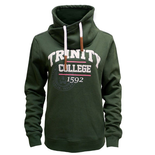 TRIN5009 Ireland Trinity College Ladies Hoodie ShamrockGift.com